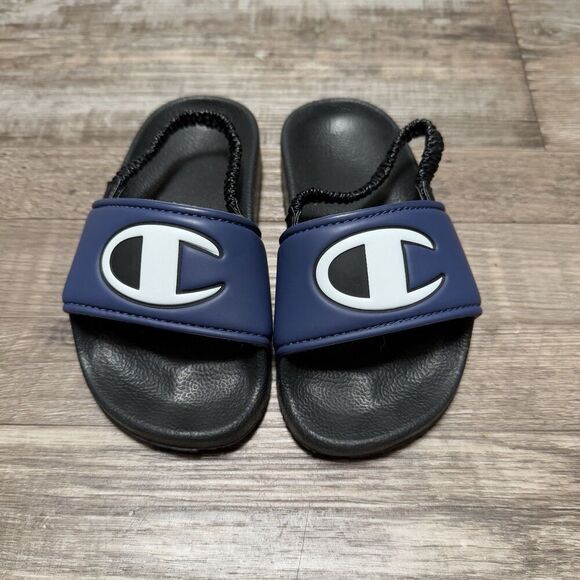 Champion Other - Champion Youth Super Slide Sandals, Blue Youth Size  7 7t